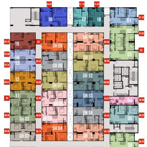 Chủ đầu tư Lê Thành bung mới tầng 2 -3 NOXH Lê Thành Tân Kiên Block C