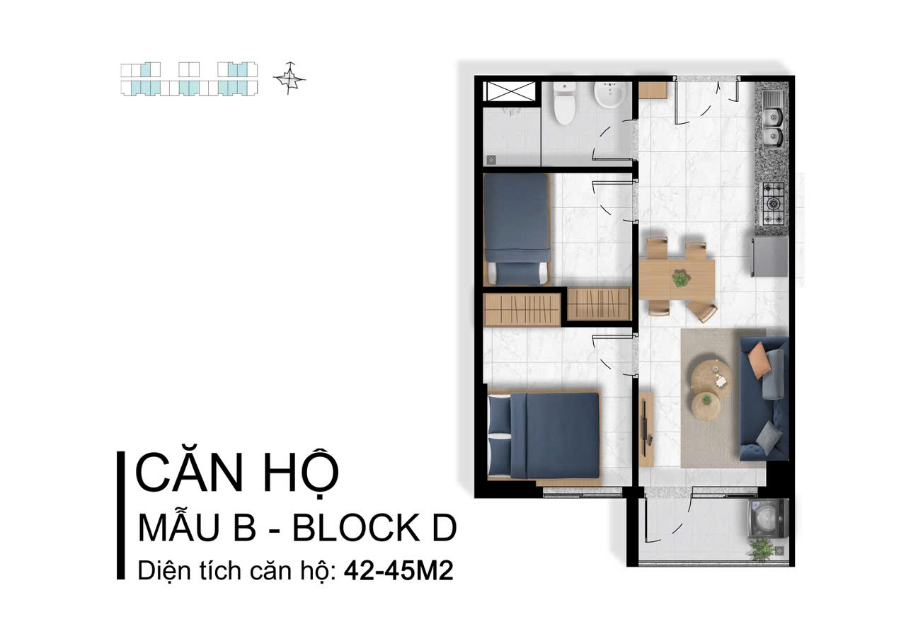 NOXH Lê Thành Tân Kiên mẫu B block D Mở mới Block D NOXH Lê Thành Tân Kiên Block D